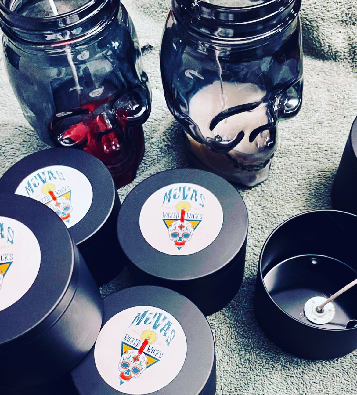 Tins w/ Skulls